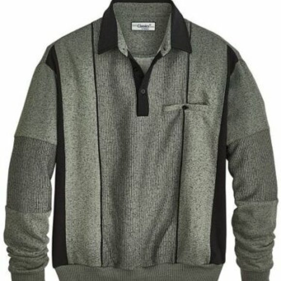PALMLAND CLASSICS Sporty Banded-Bottom Polo in "Lawn" - Size Medium - RETAIL=$49 - Picture 1 of 2